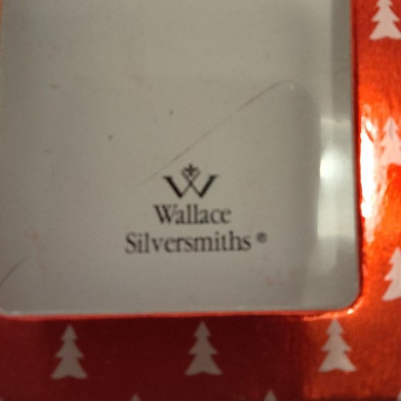 Wallace silversmiths 3 angels pewter mini Christmas Ornament New in box - Picture 6 of 6